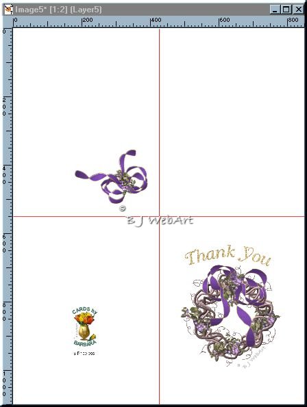 Free Printable Quarter Fold Thank You Cards