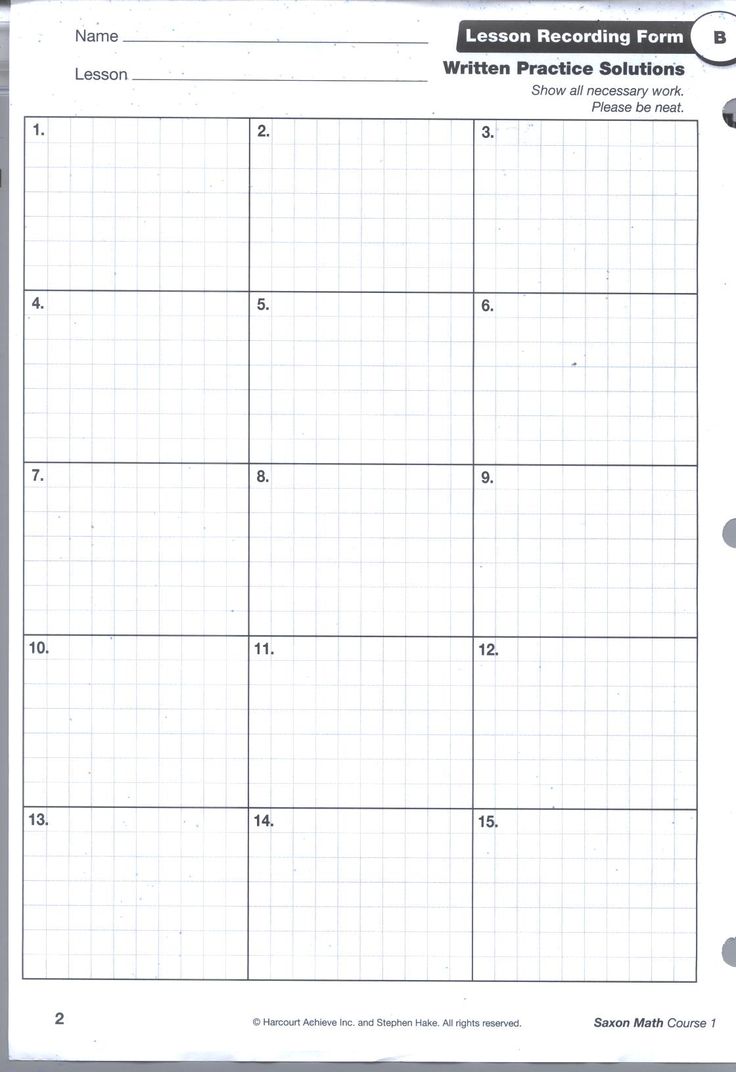 4 Best Images of Saxon Math Worksheets Printable - Printable Saxon Math