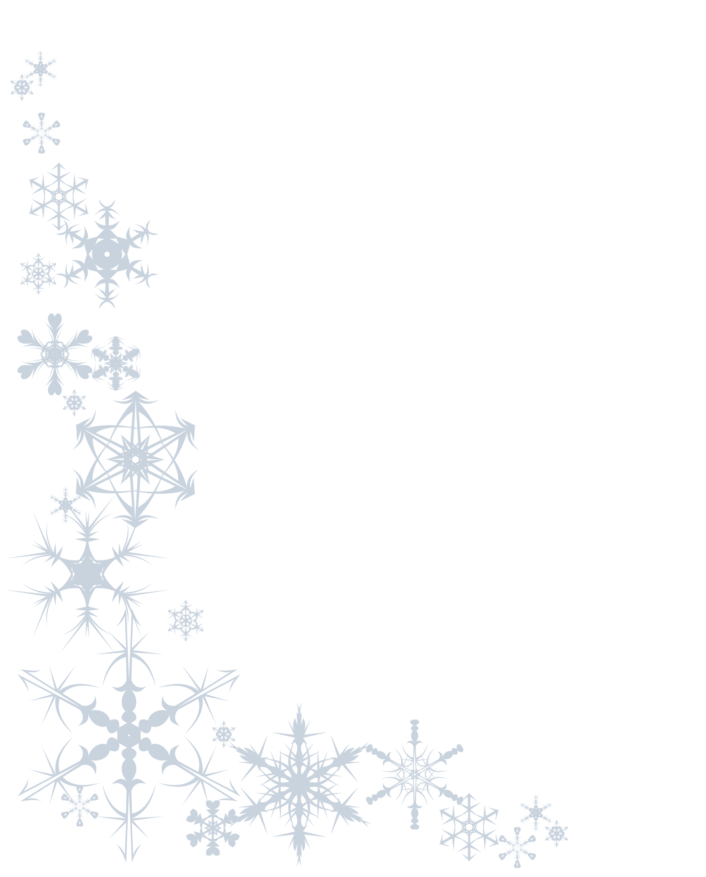 5 Best Images Of Free Printable Snow Borders Snowflake Border Clip 