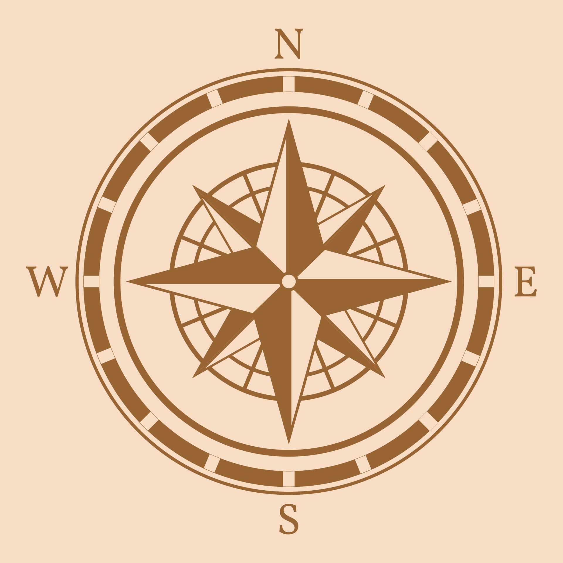 7 Best Images Of Free Printable Compass Compass Rose Free Coloring 