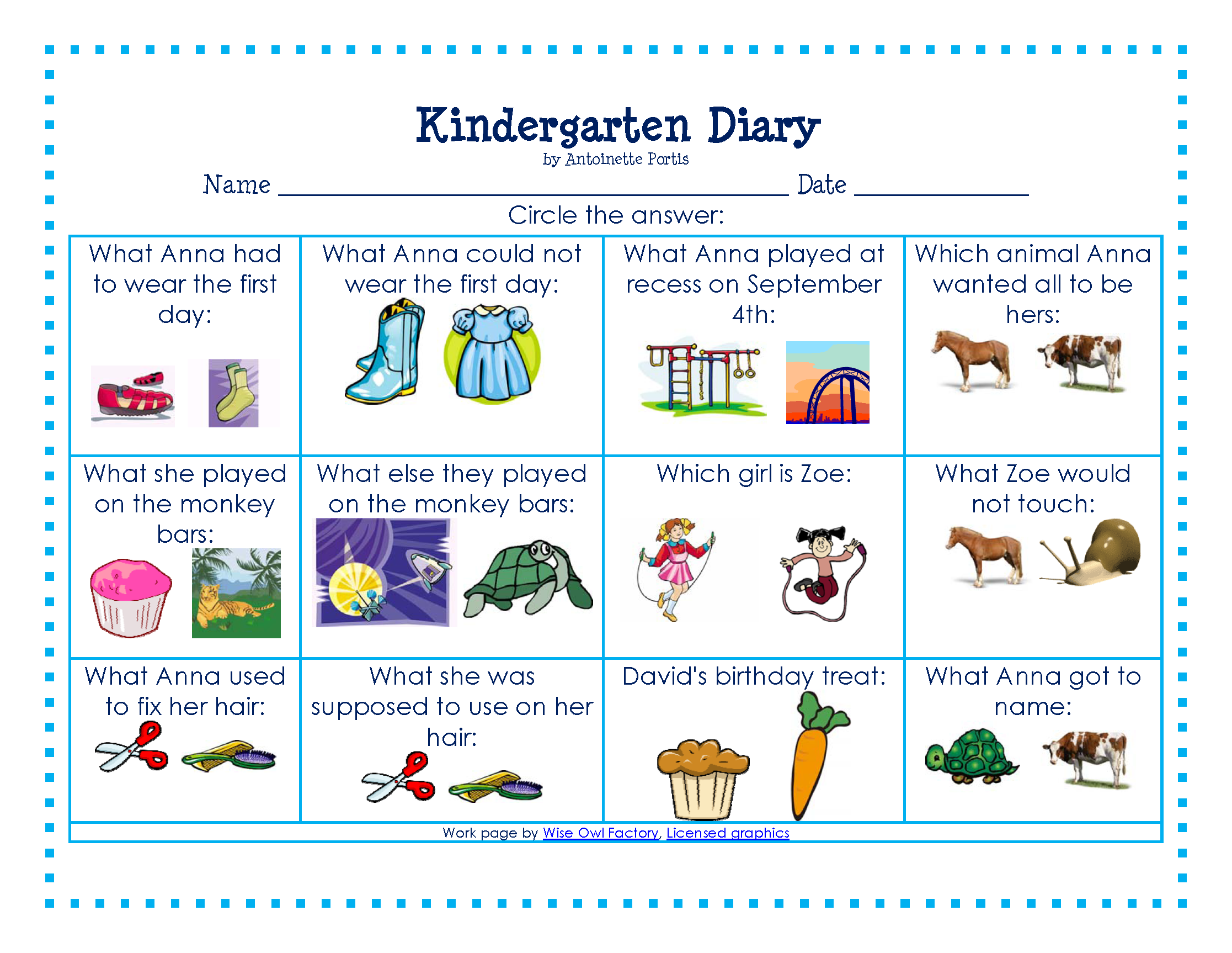 kindergarten-printable-books