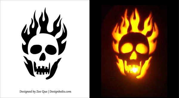 Free Printable Scary Pumpkin Carving Templates