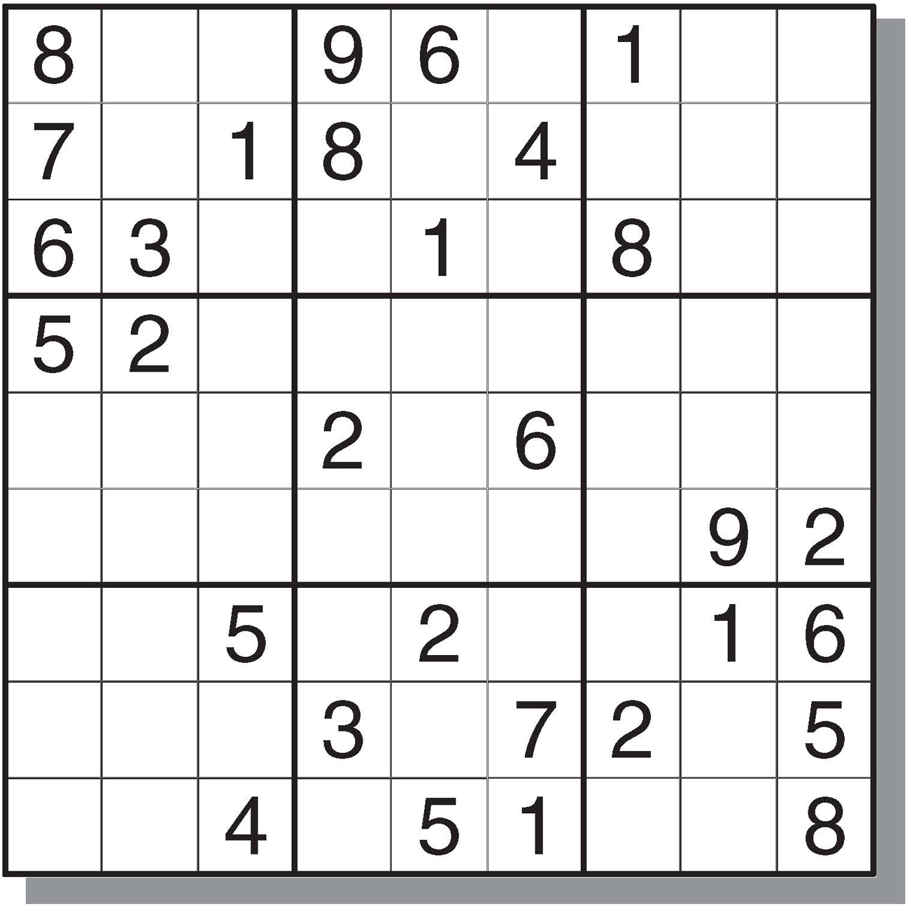 Sudoku Puzzles Printable Free