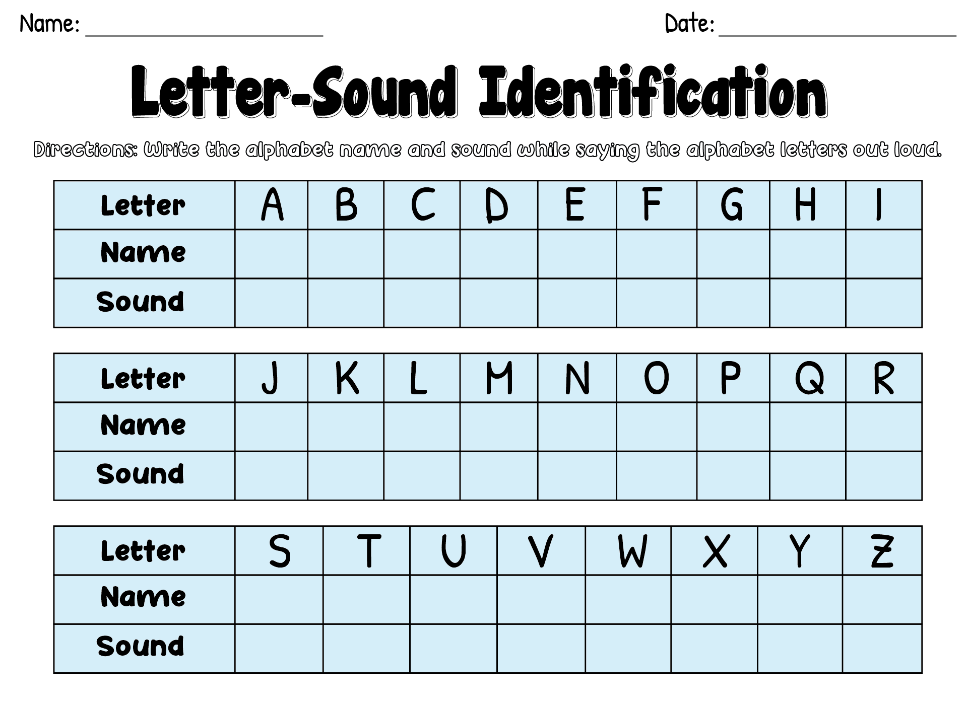 8 Best Images Of Printable Letter Identification Letter 8 Best Images Of Printable Letter Identification Letter