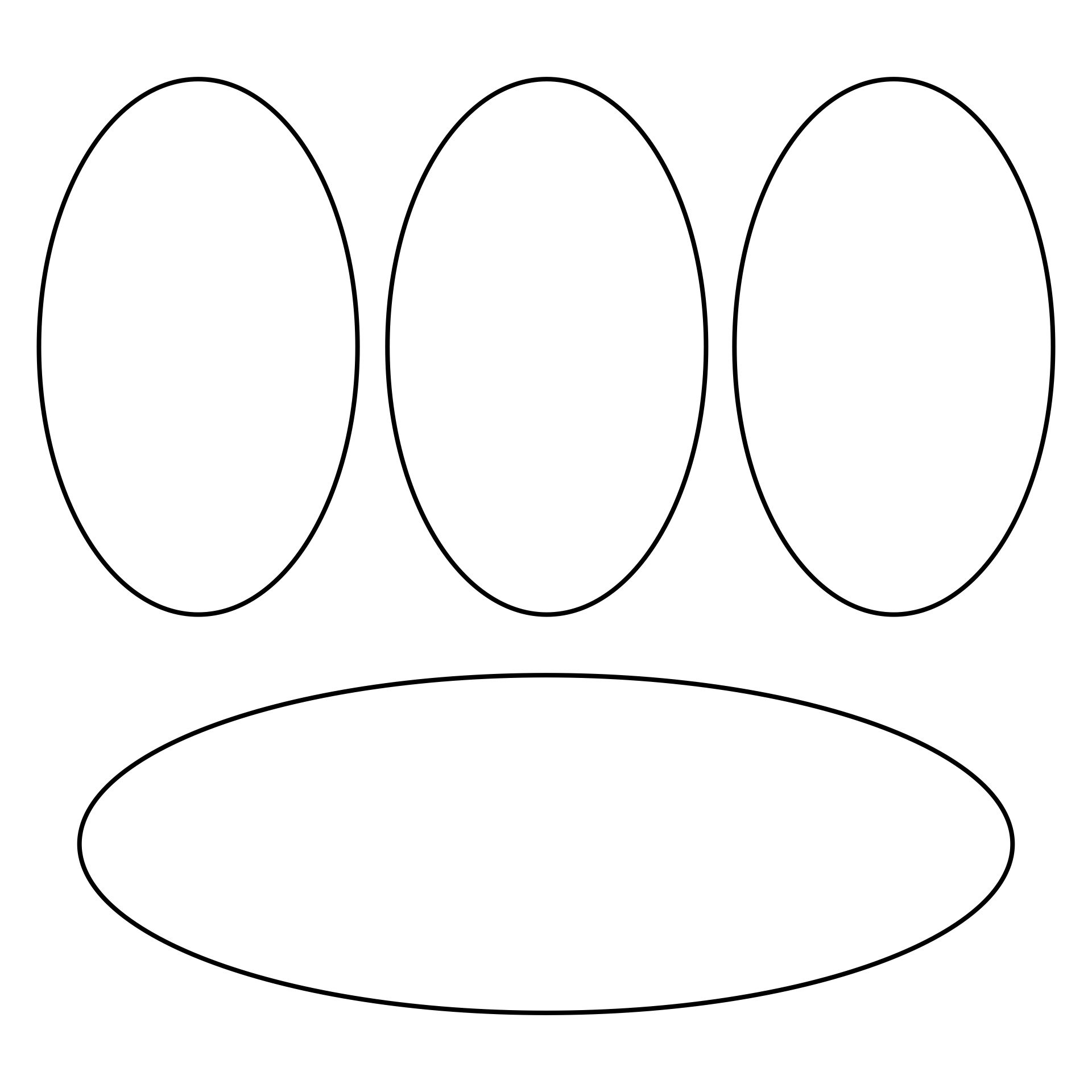 Printable Oval