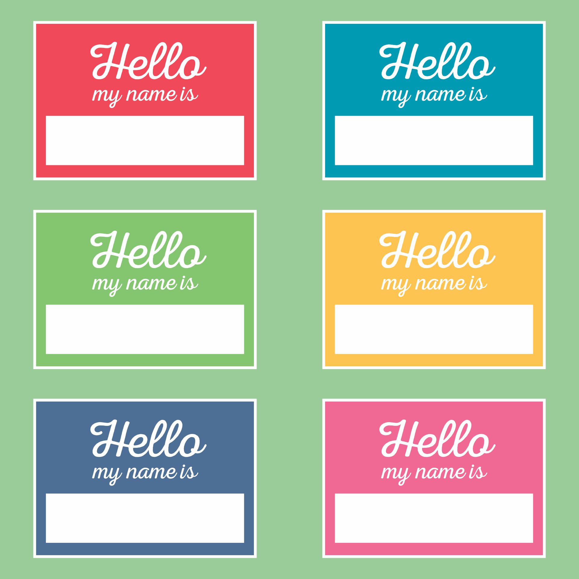 6 Best Images Of Name Label Template Printable Free Printable Name 