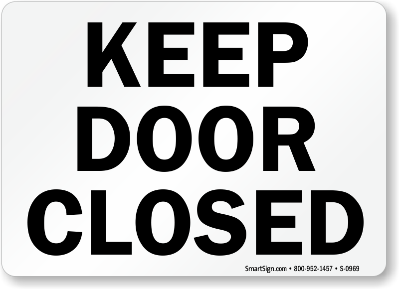 clip art keep door closed - photo #23