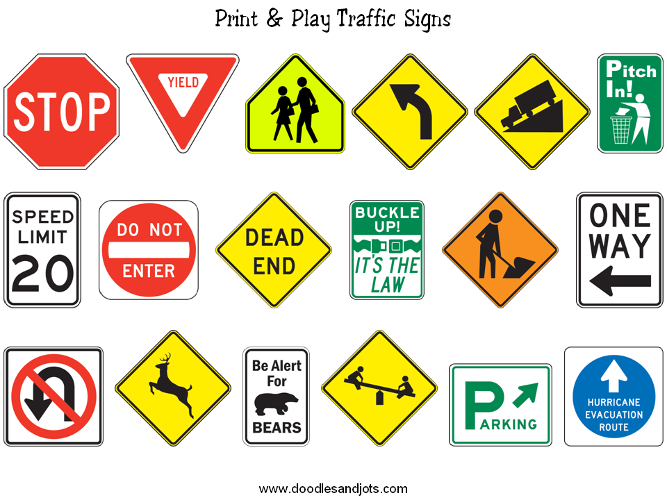 Free Printable Templates For Road Signs