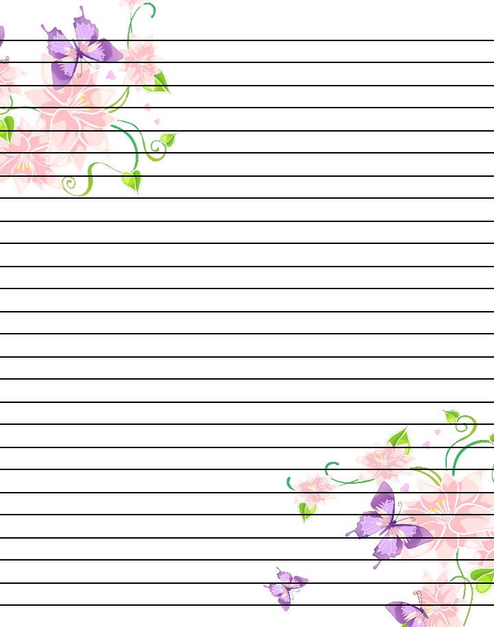 8 Best Images Of Printable Writing Sheets With Borders Free Printable