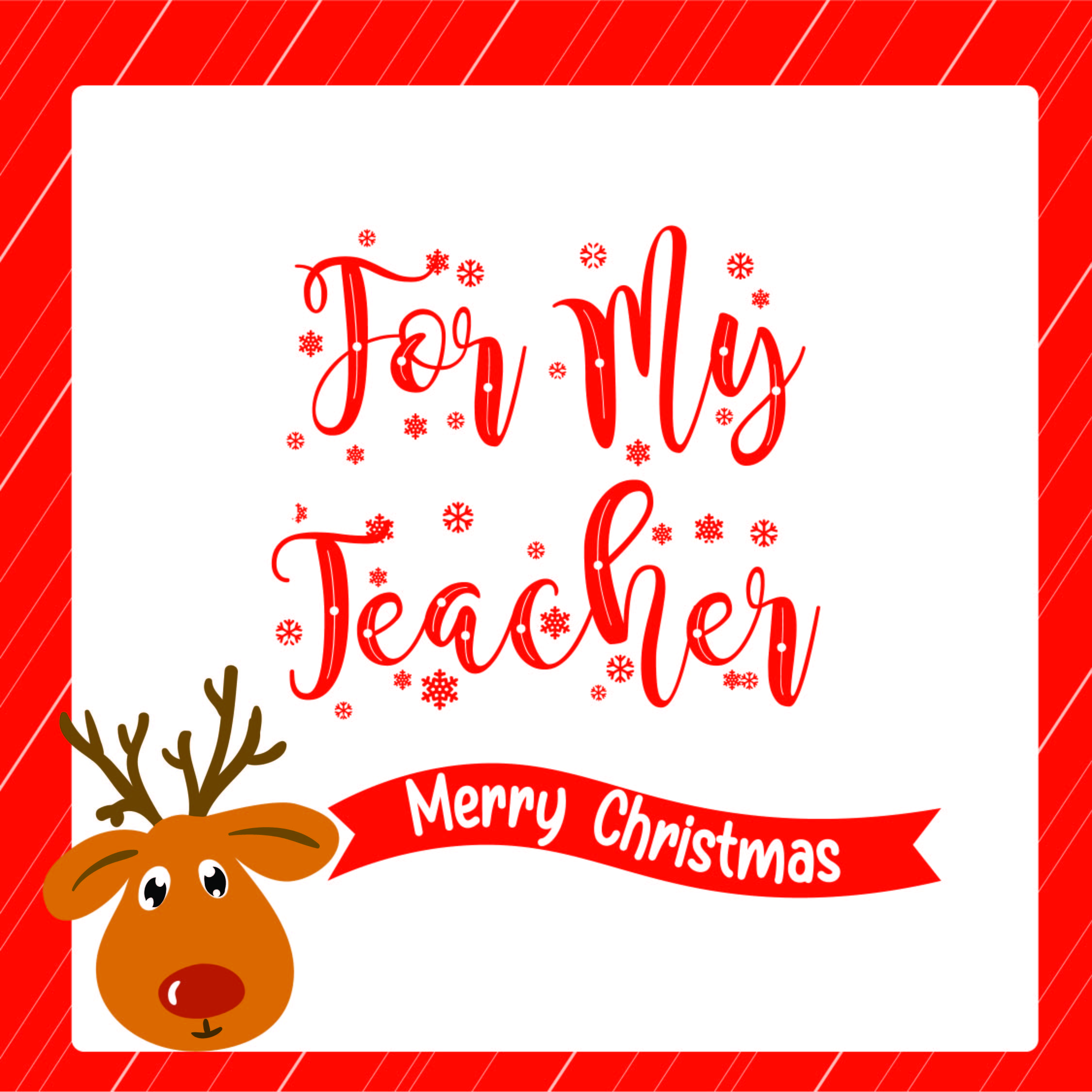 9 Best Images of Christmas Coloring Printable For Teacher Card Free