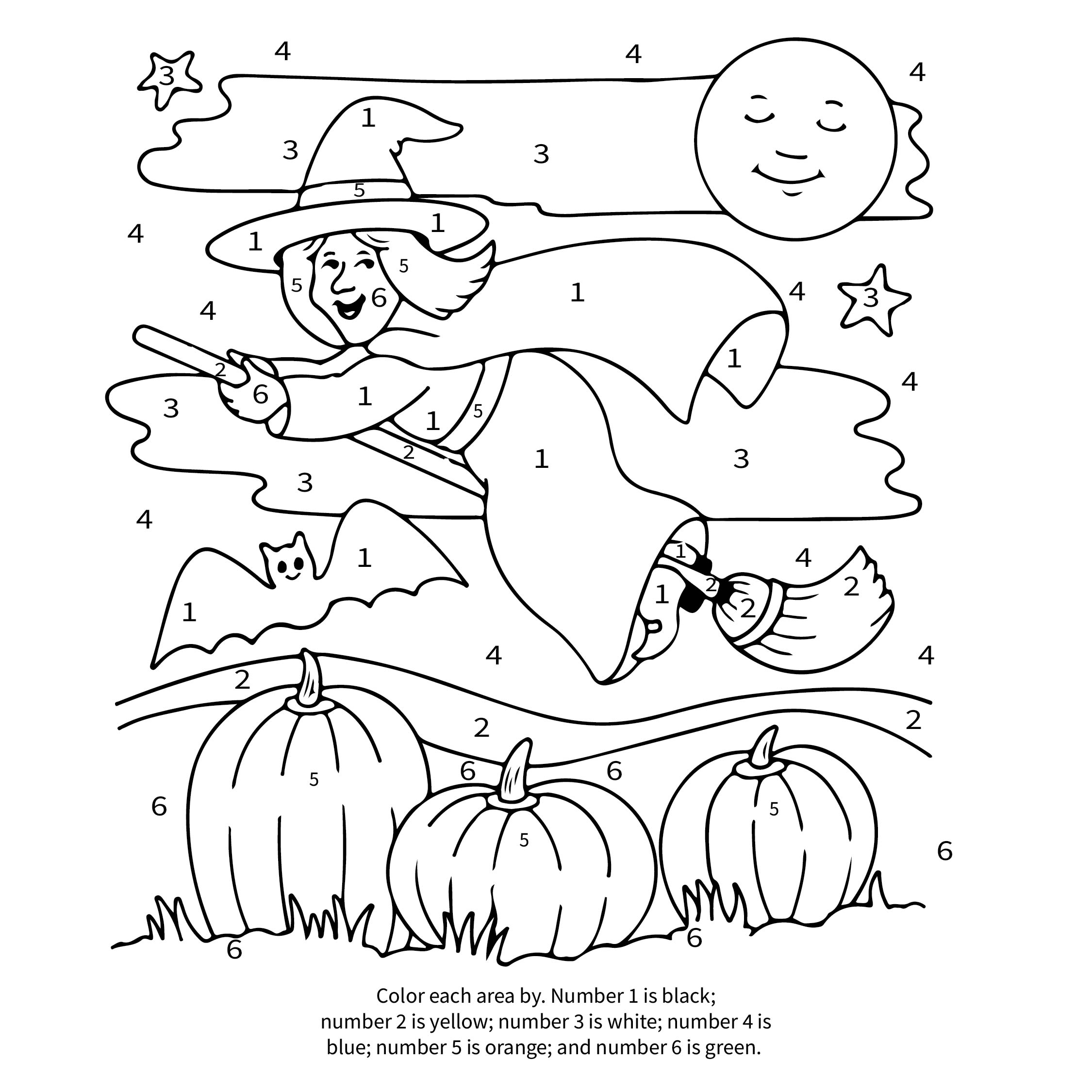 Printable Halloween Coloring Pages And Activities