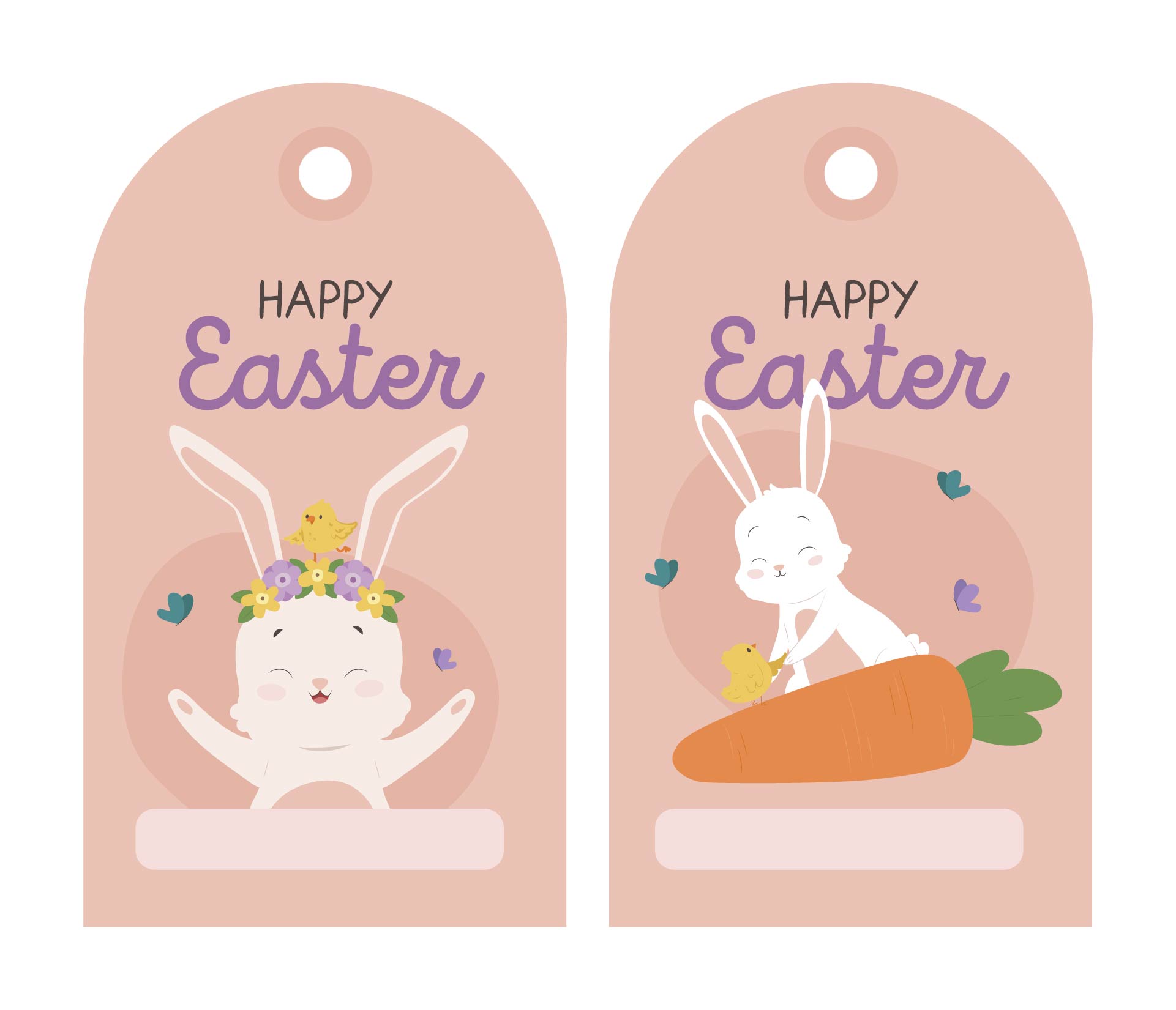 6 Best Images Of Happy Easter Tag Free Printable Happy Easter Gift