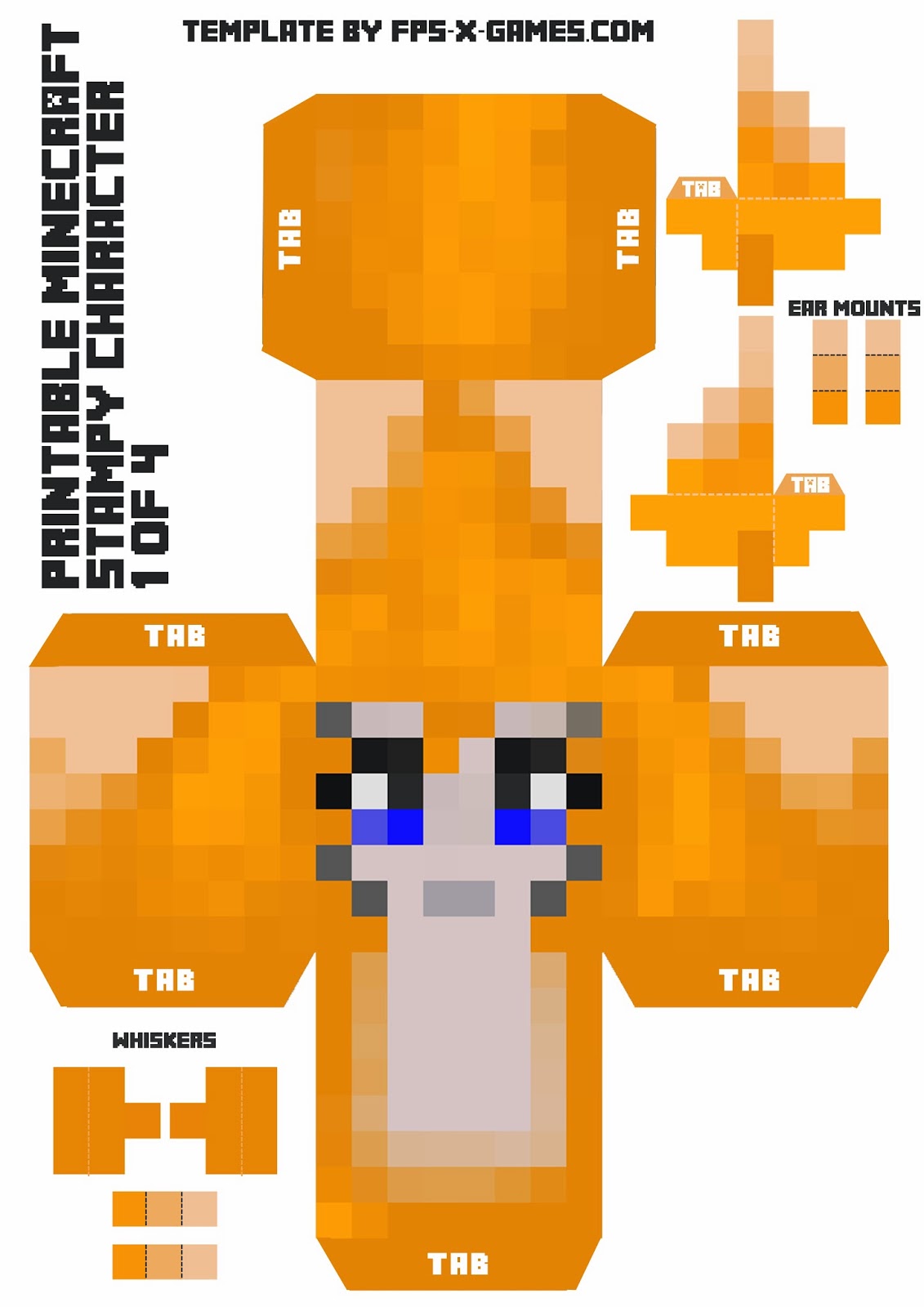 6 Best Images of Minecraft Printables Cut Out Minecraft Steve