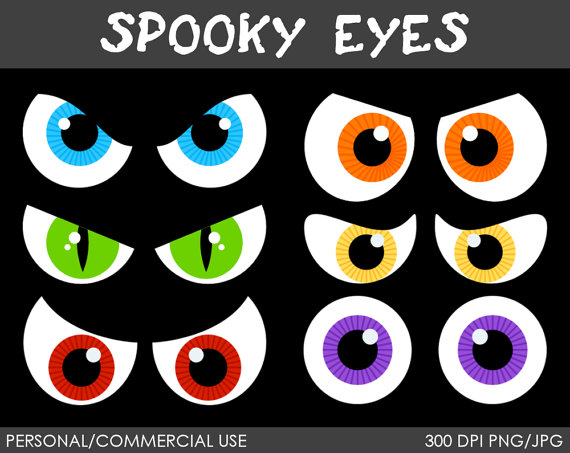 6 Best Images of Printable Scary Eyes Printable Halloween Eyes