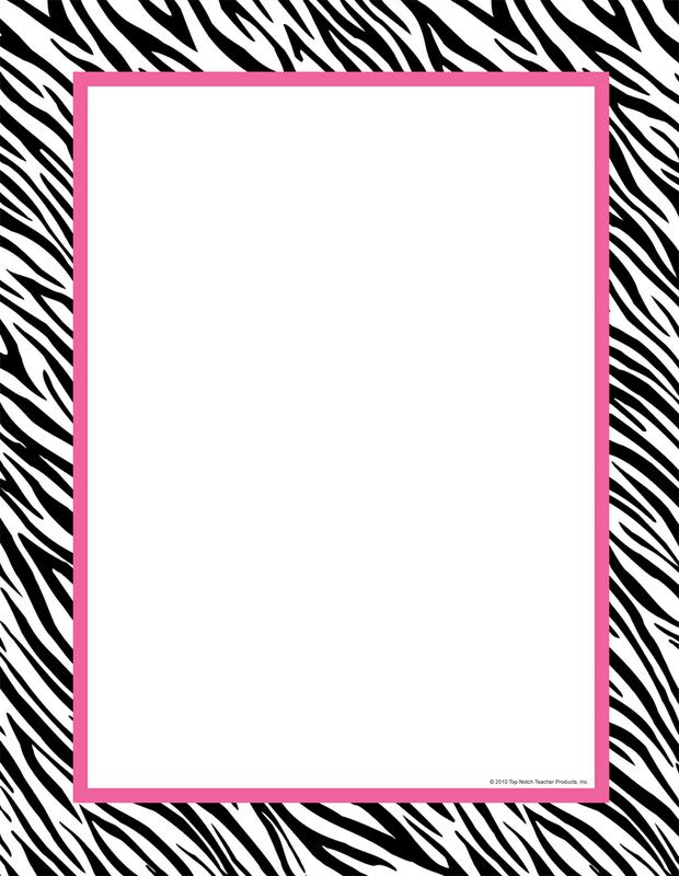 Free Printable Zebra Print Paper