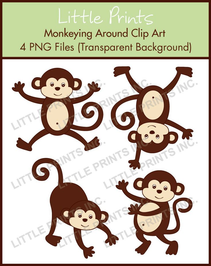 free baby boy monkey clip art - photo #34