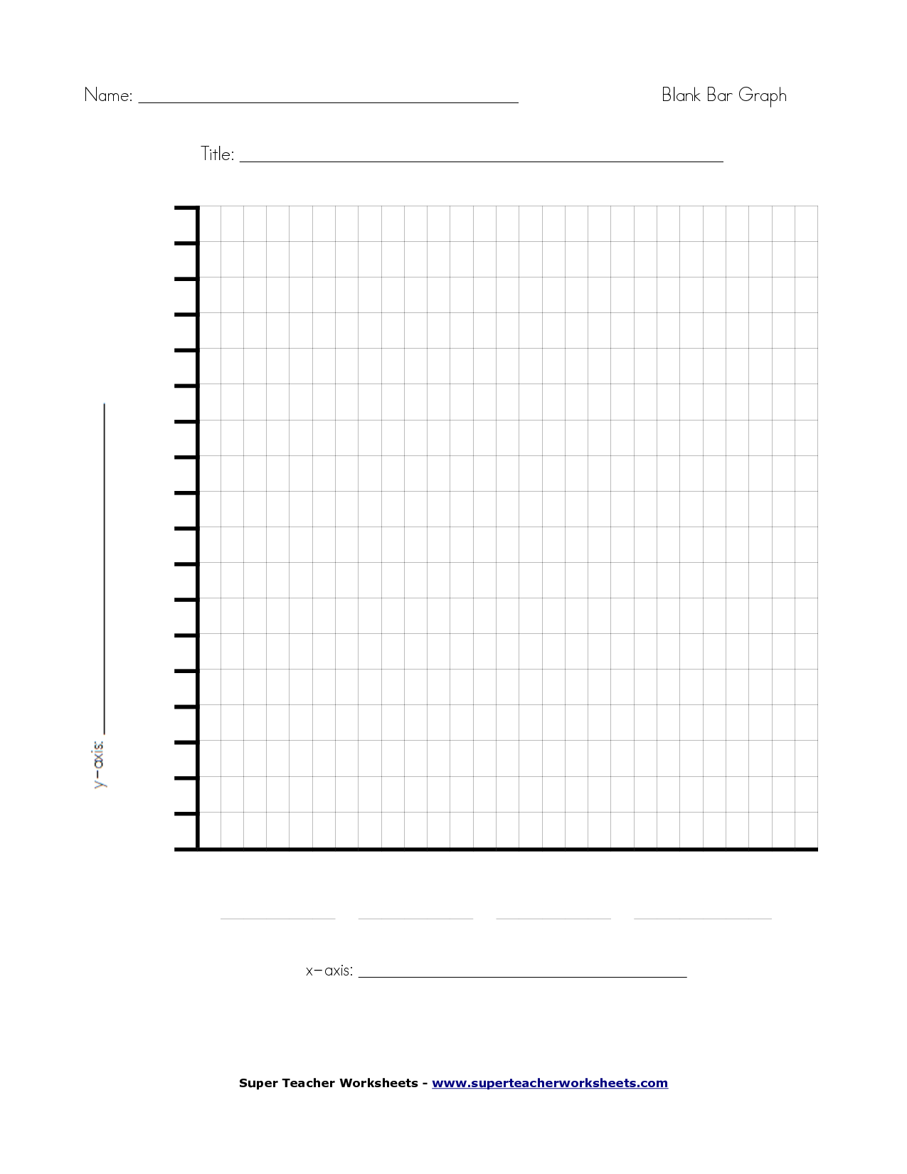 Bar Graph Template To Print