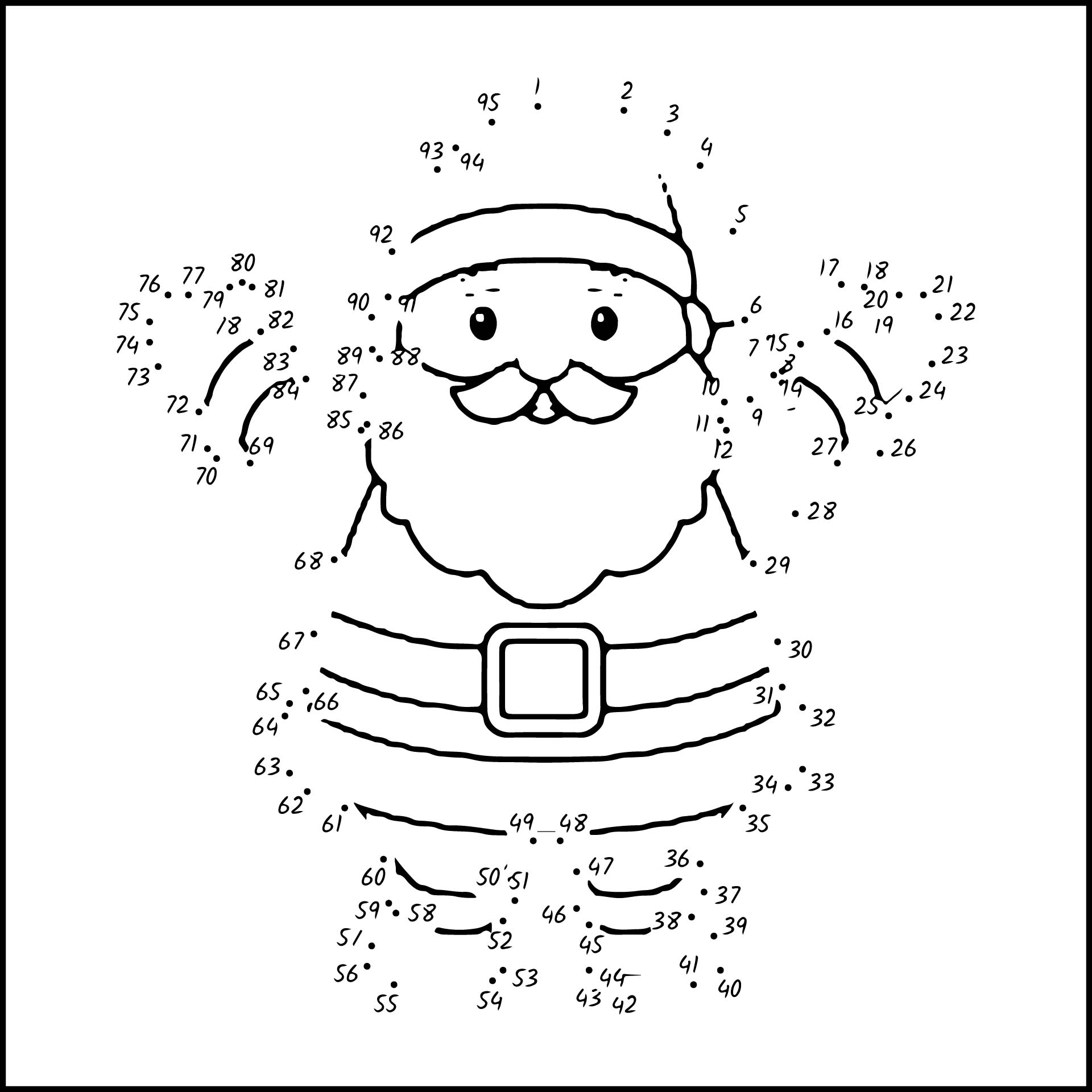4 Best Images of Snowman Printable Connect The Dots AZ Christmas