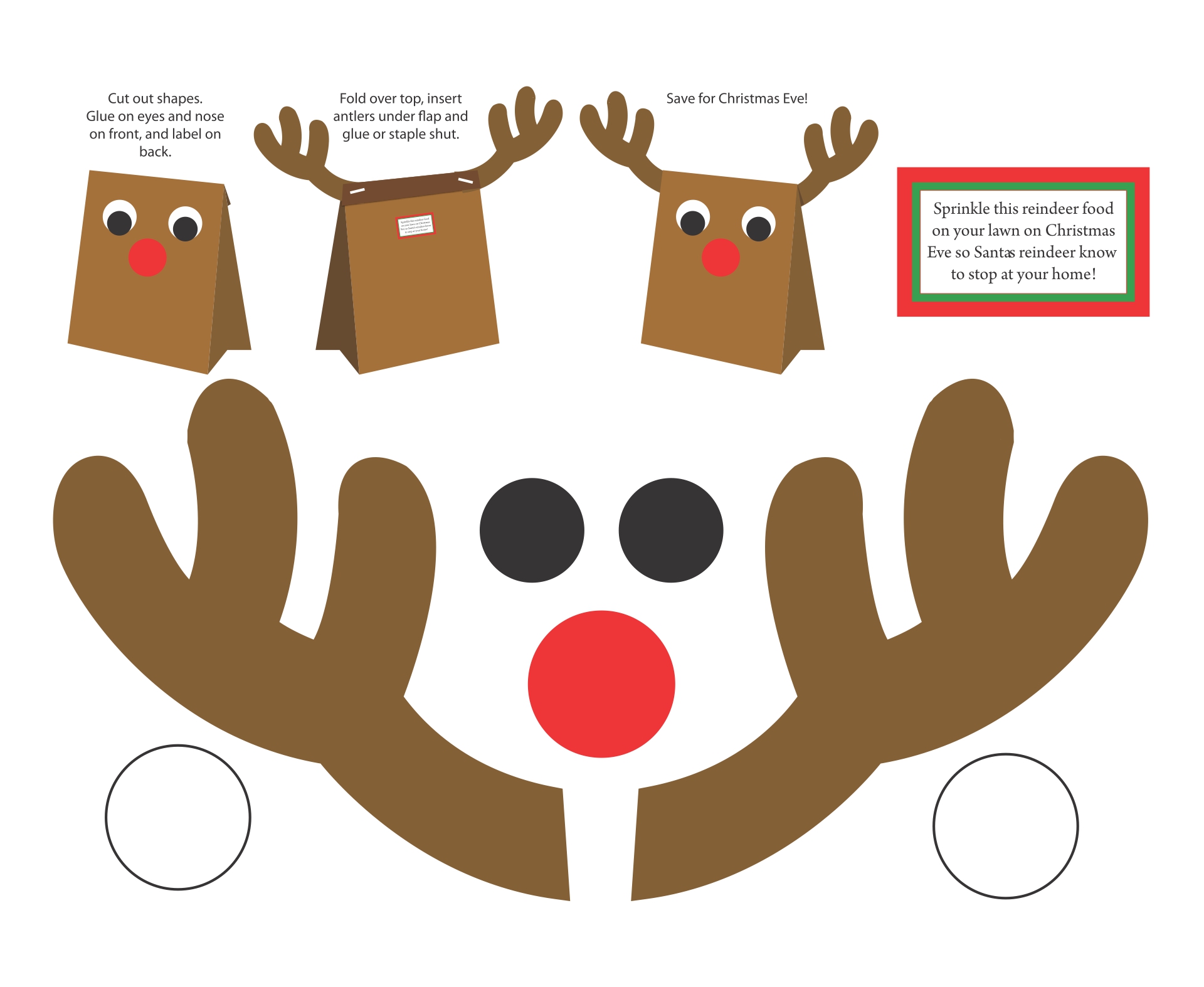 6 Best Images of Christmas Printable Craft Templates Printable