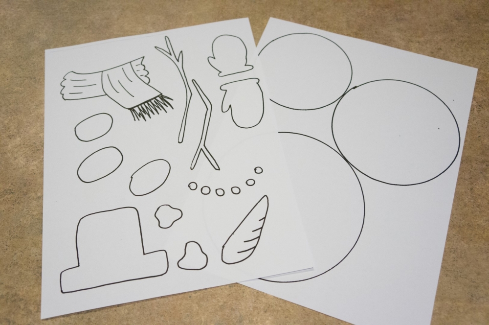 5 Best Images of Snowman Parts Printable Olaf Snowman Face Template