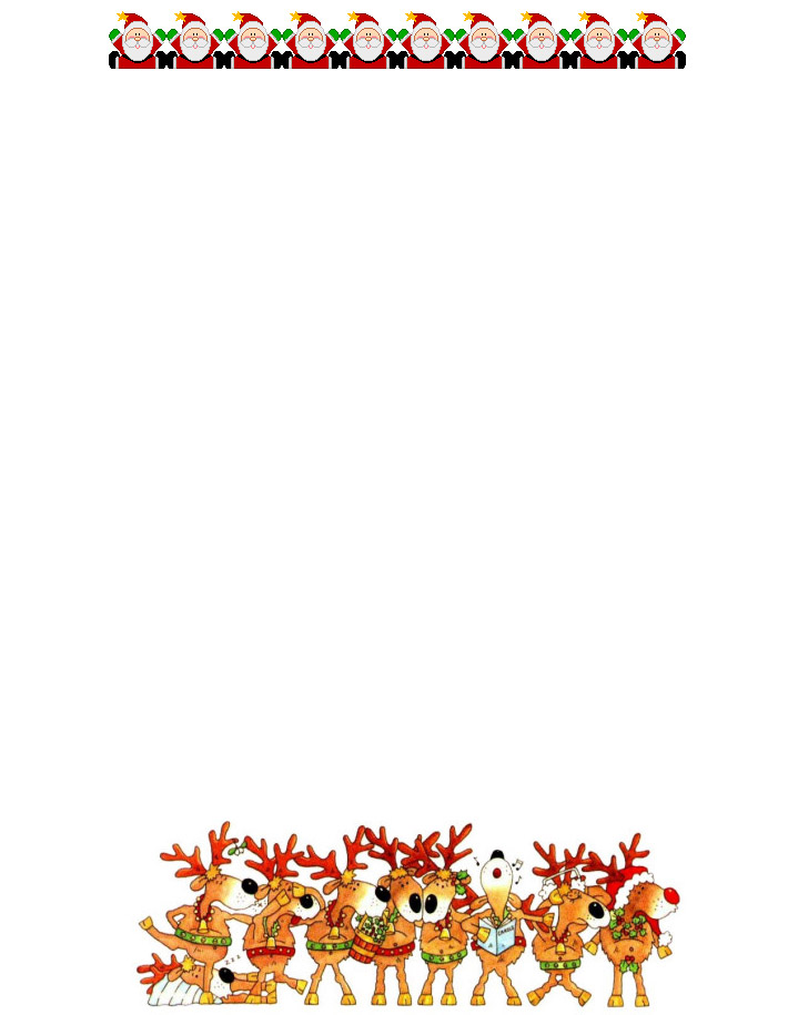 9 Best Images Of Printable Christmas Letter Head Free Printable 