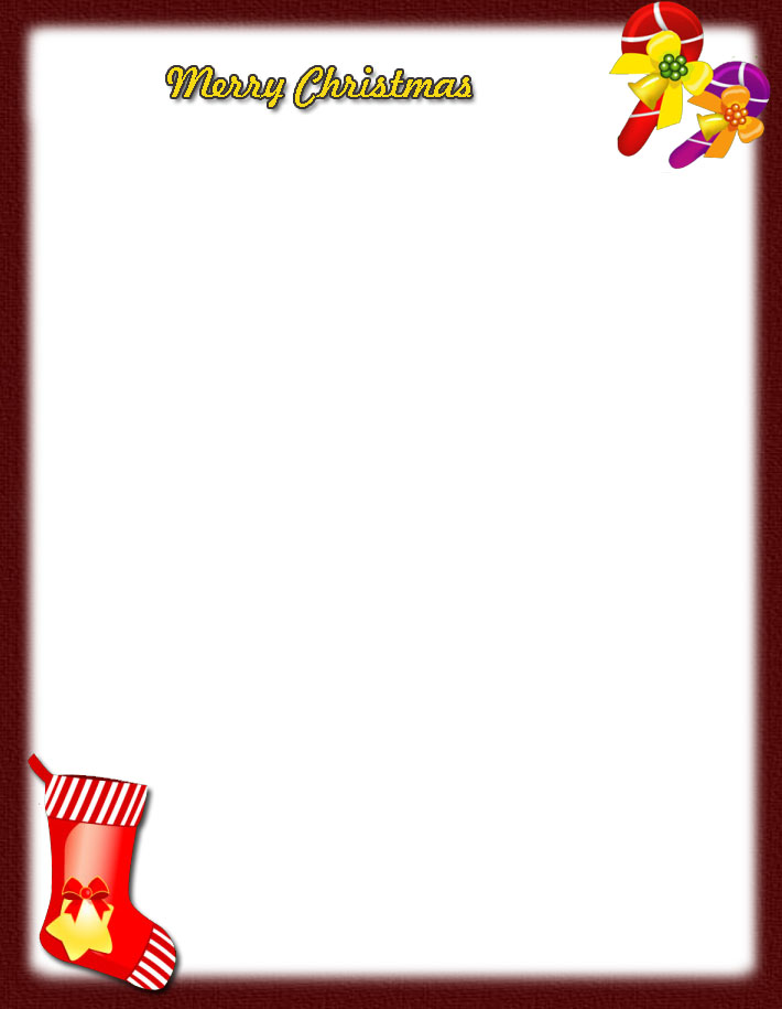 9 Best Images of Printable Christmas Letter Head Free Printable
