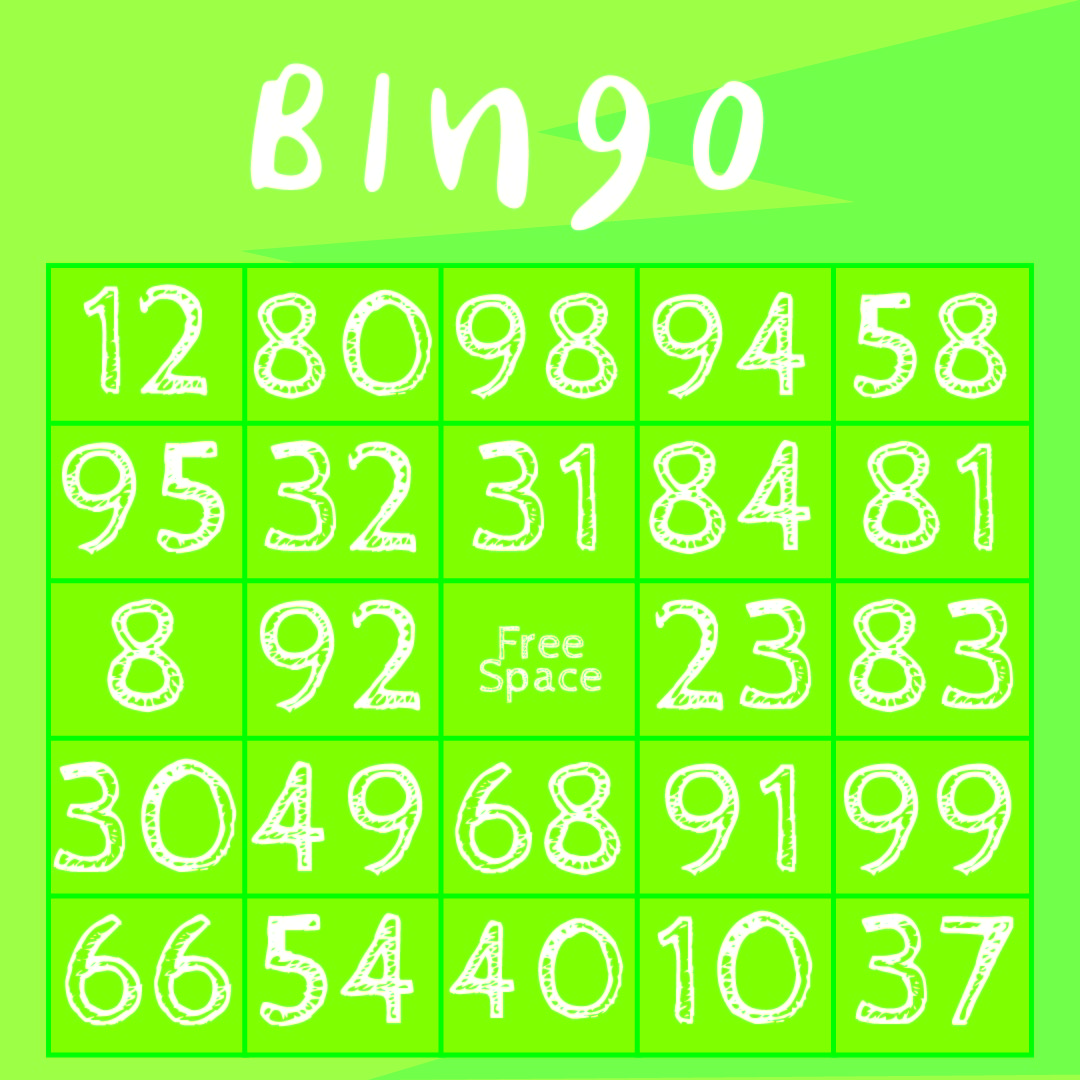 Numbers 1 To 49 Bingo Cards Printable Bingo Activity Game And Templates