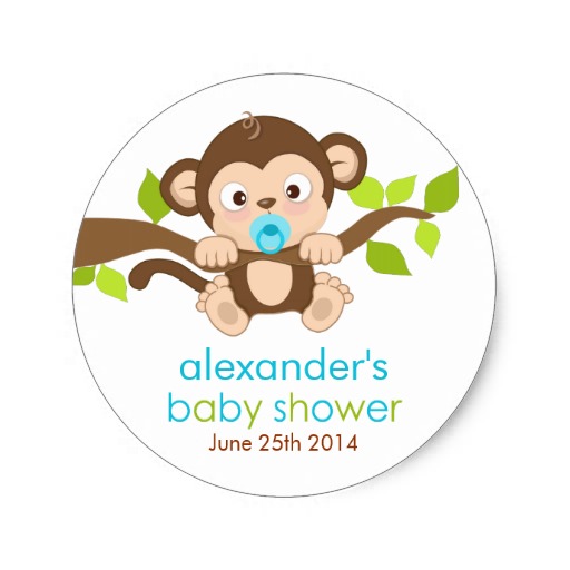 monkey clip art baby shower - photo #14