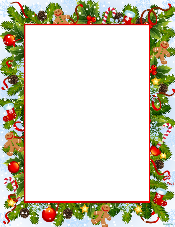 Clipart Christmas Letterhead Clipart Christmas Letterhead