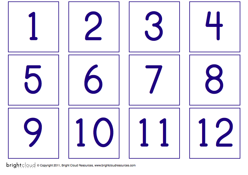 Free Printable Large Numbers 1 20 Large Numeral Printables And More