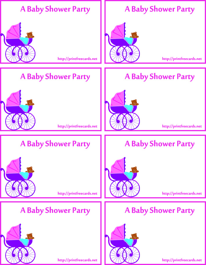 Baby Shower Tags Free Printable