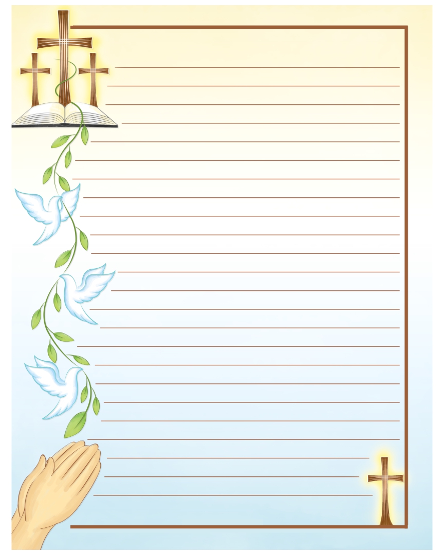 7 Best Images of Printable Cross Stationery Free Printable Christian
