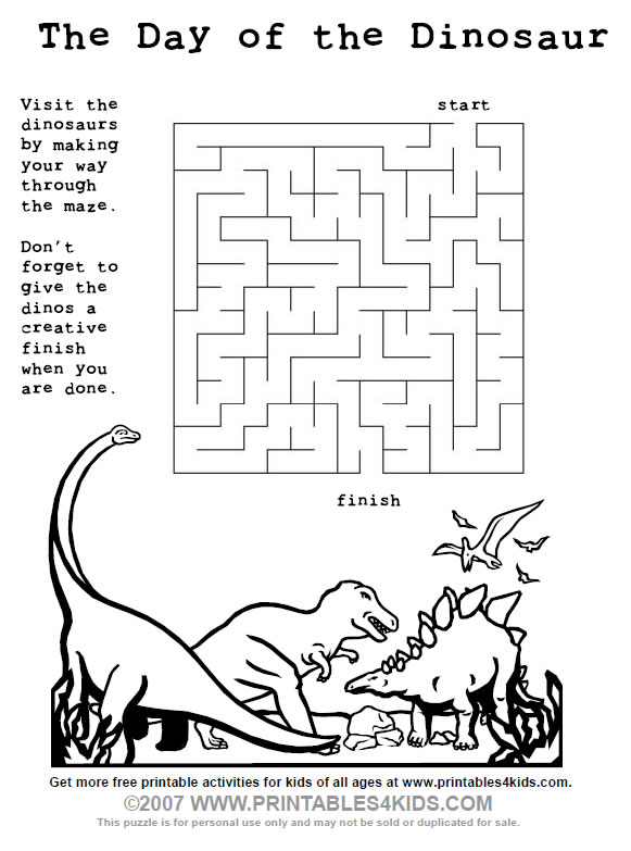 dinosaur fossil puzzle printable