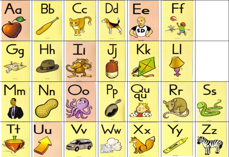 Free Printable Fundations Flashcards