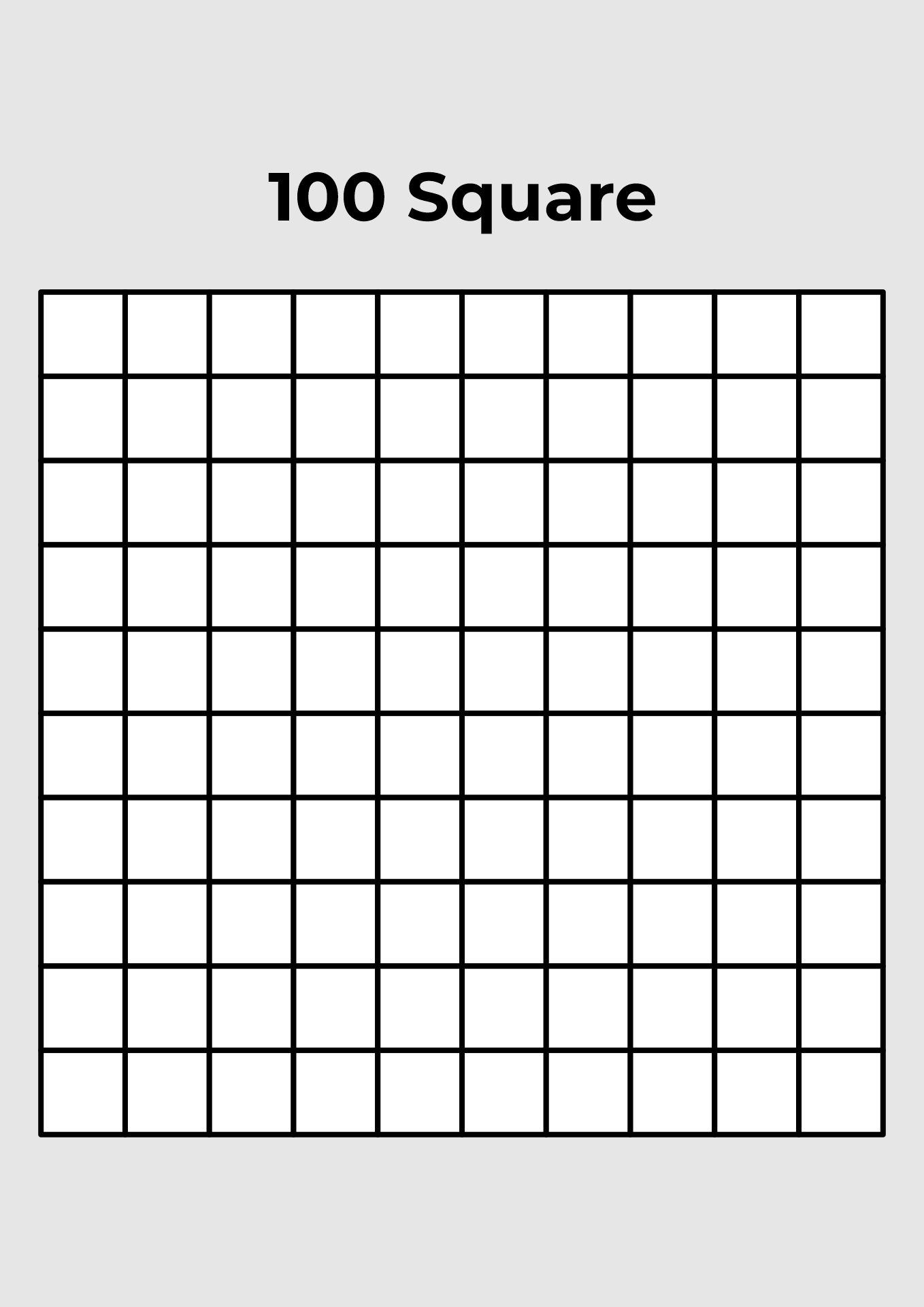 7 Best Images Of Printable Grids Squares Printable Blank 100 Square