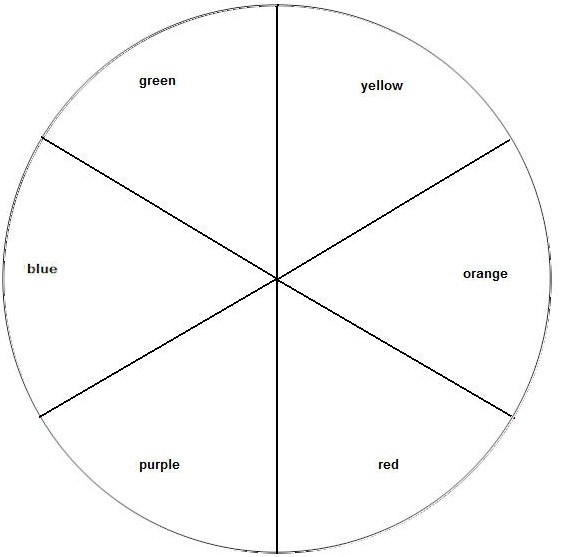 5 Best Images of Color Wheel Template Printable Printable Blank Color