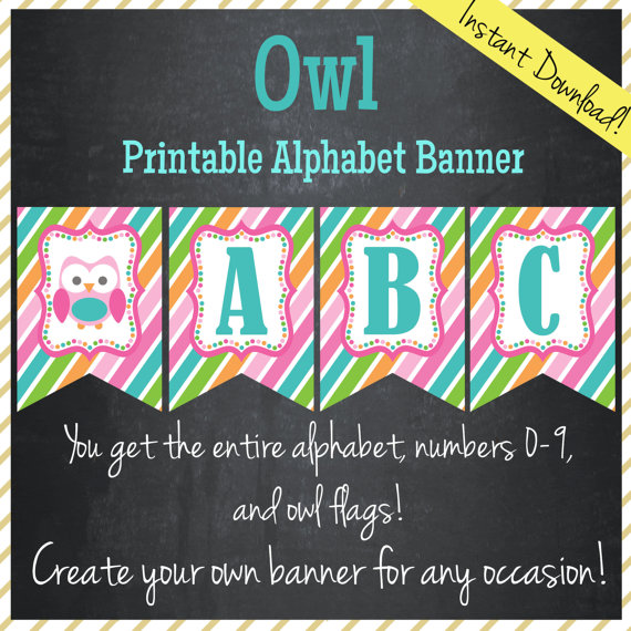 7 Best Images of Owl Alphabet Printable Owl Word Wall Letters, Free