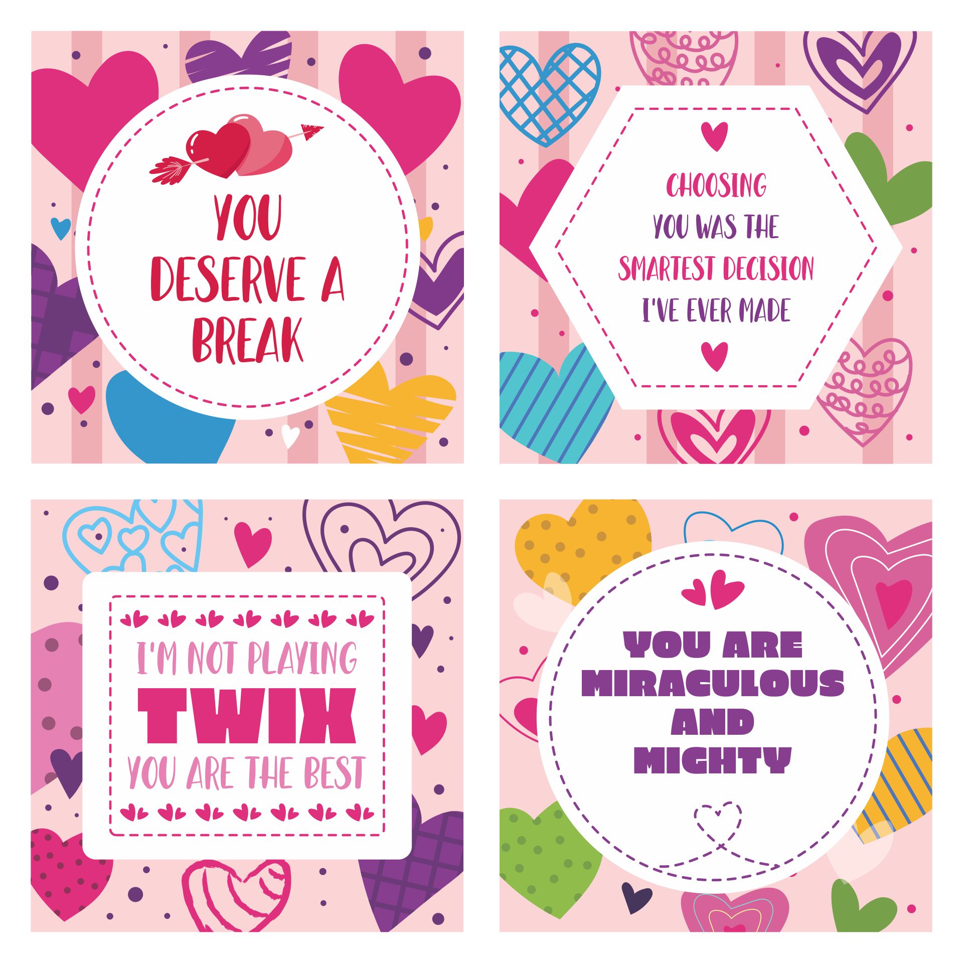 6 Best Images of Valentine Candy Sayings Printables Printable