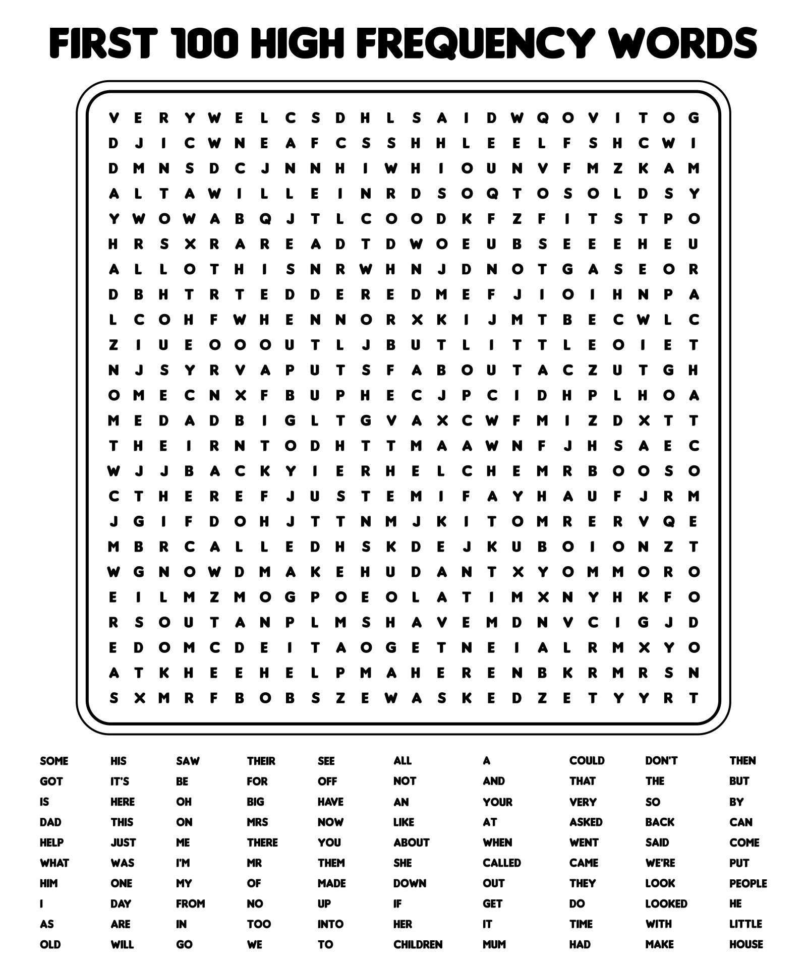 7 best images of 100 word word searches printable printable word 100