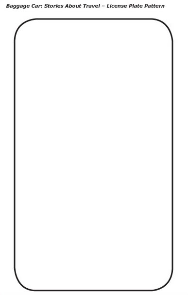 4 Best Images Of Printable License Plate Coloring Page Blank License