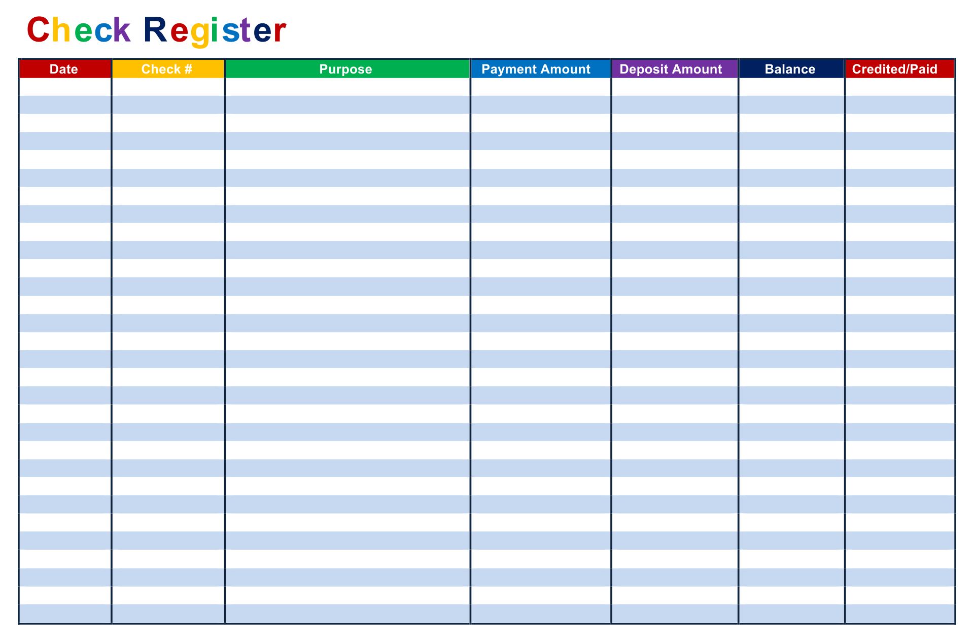 8 Best Images of Free Printable Check Registers For Checkbooks - Free