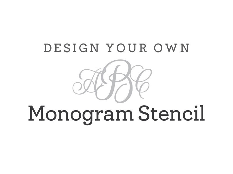 7 Best Images Of Monogram Letter Stencils Free Printable Free