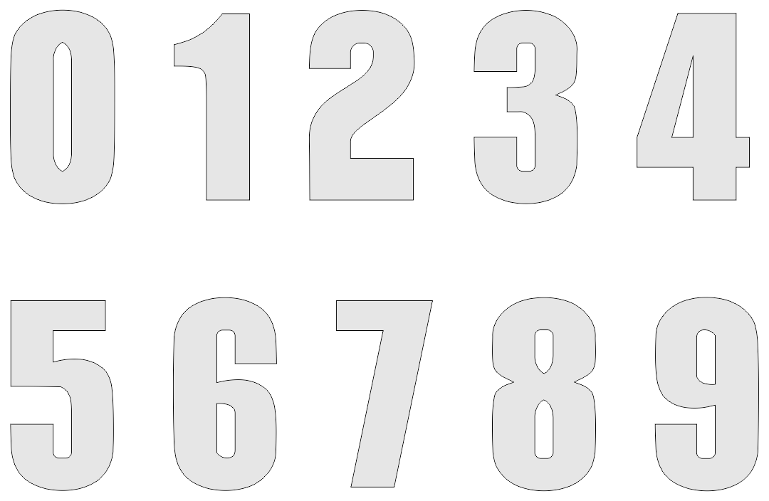 free printable numbers clipart - photo #14