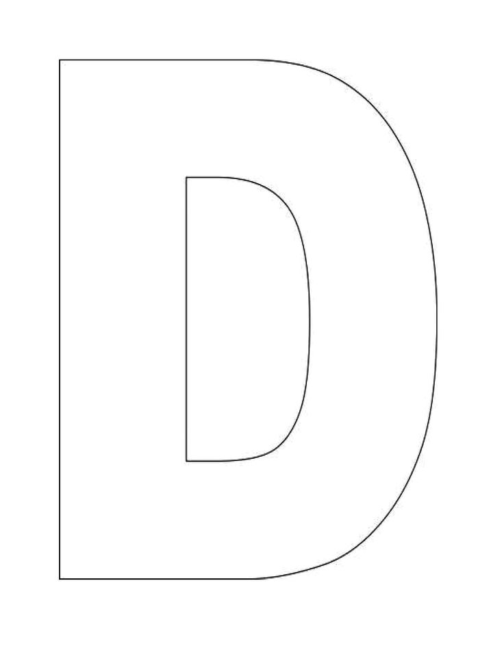 5 Best Images of Letter D Printable Template Free Printable Letter D