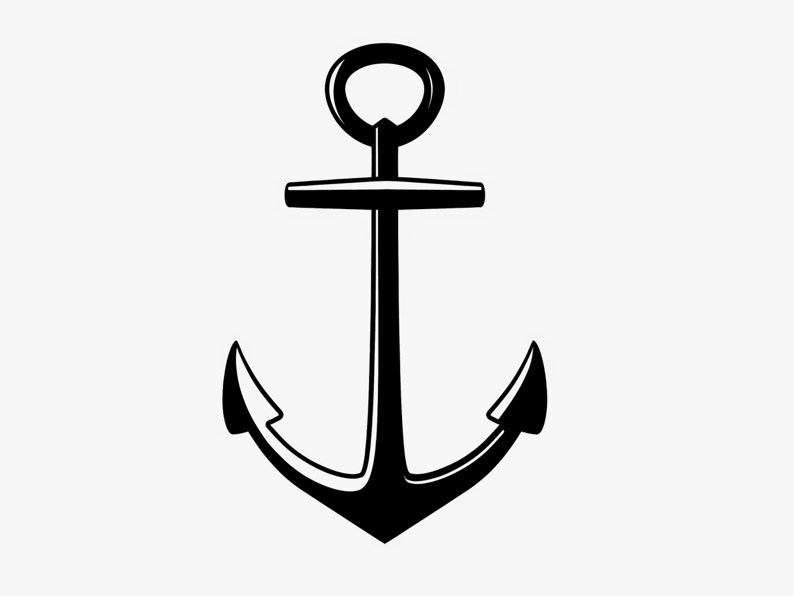 6 Best Images of Free Anchor Stencil Printable Anchor Cross, Nautical