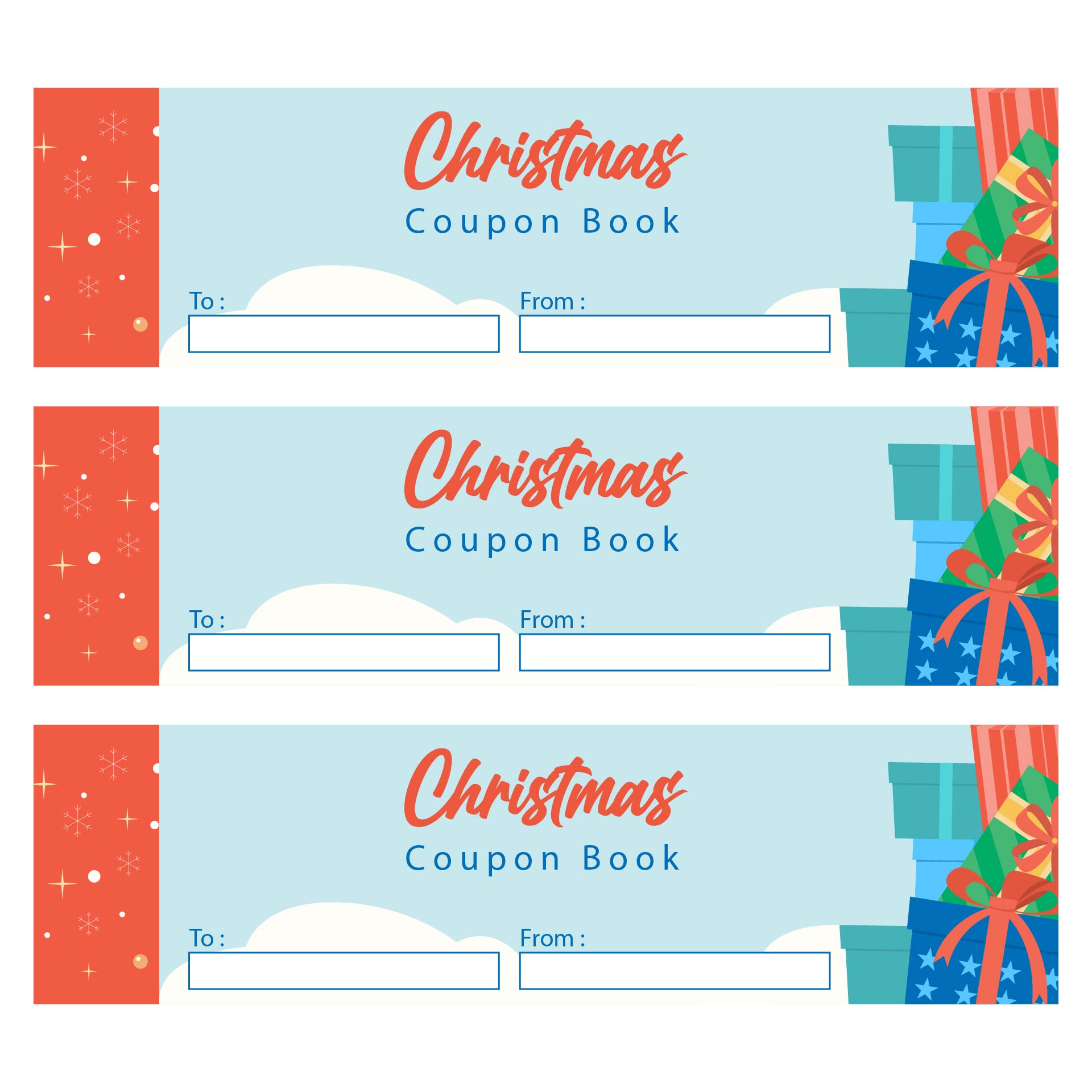 Free Printable Coupon Book Template