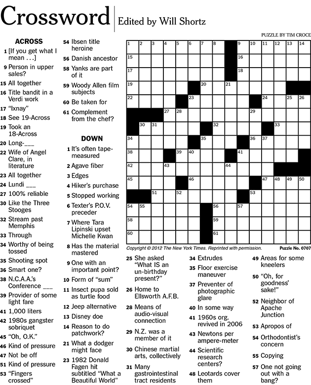 nyt-printable-crossword-puzzles