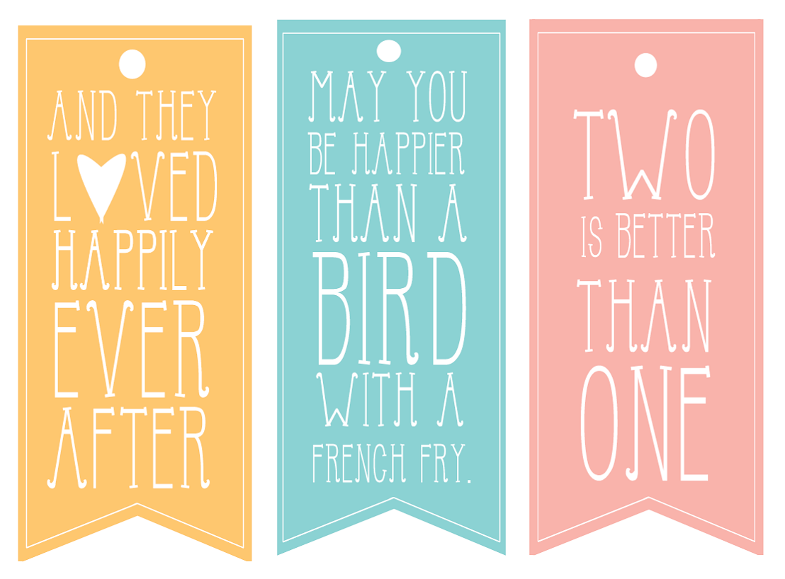 9 Best Images of Printable Wedding Tags Template Free Printable