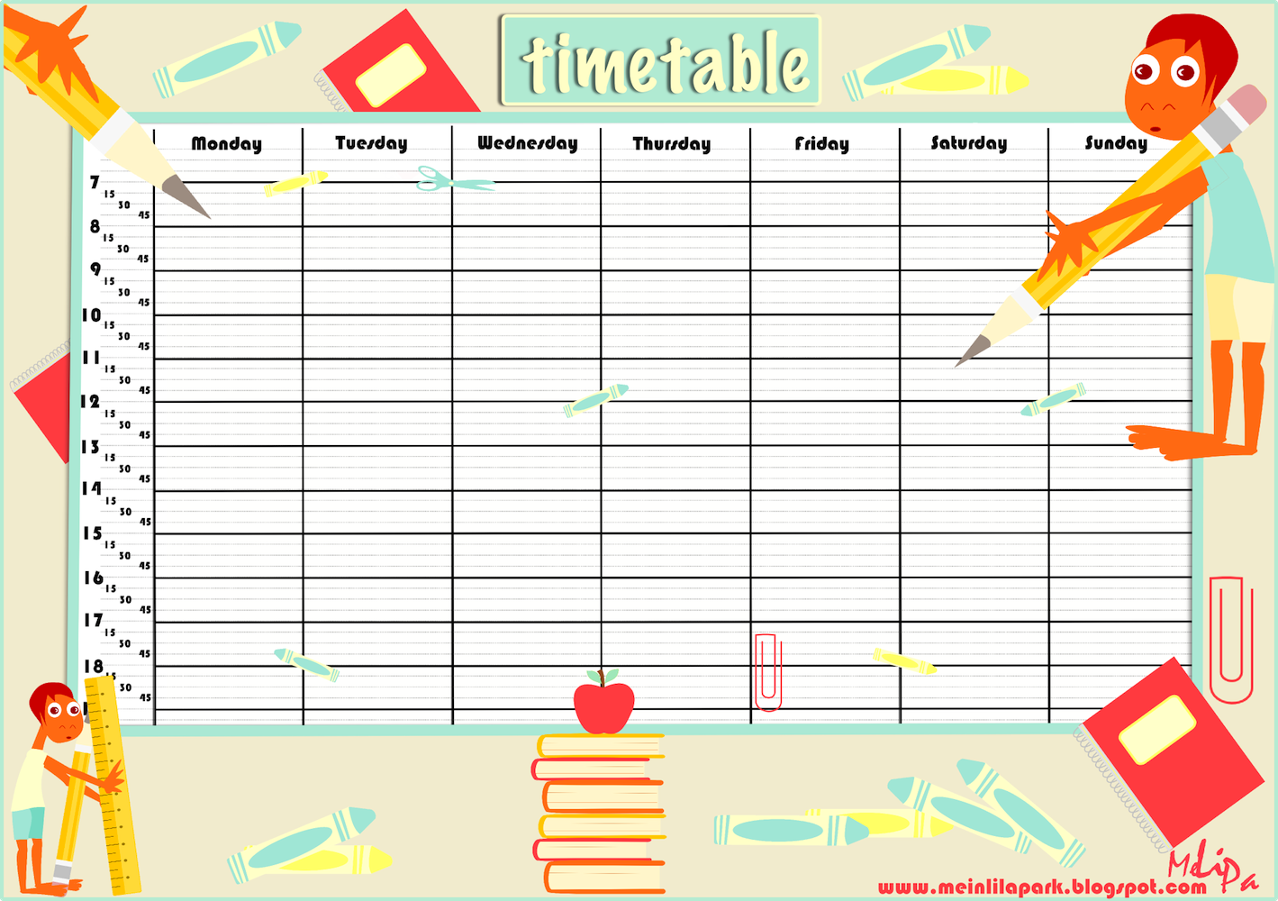 Schedule Printable Images Gallery Category Page 2