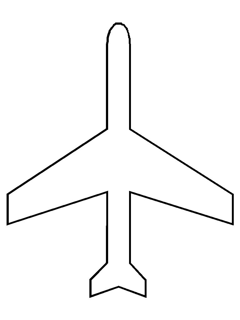 6 Best Images Of Printable Airplane Cut Out Pattern Airplane Template 6 Best Images Of Printable Airplane Cut Out Pattern Airplane Template